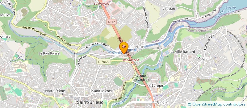 localisation de l'entreprise EXOKIT à SAINT-BRIEUC