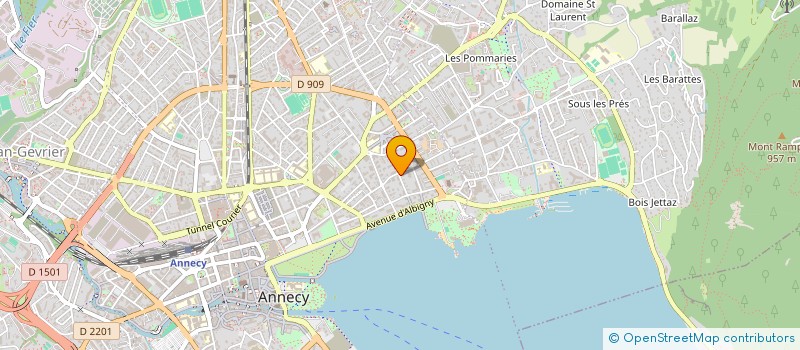 localisation de l'entreprise EXOLUX à ANNECY