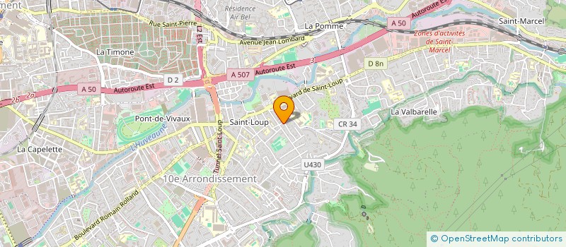 localisation de l'entreprise EXON DIFFUSION à MARSEILLE