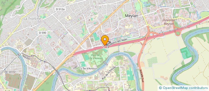 localisation de l'entreprise EXONANCE à MEYLAN