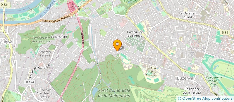 localisation de l'entreprise EXONDE à RUEIL-MALMAISON