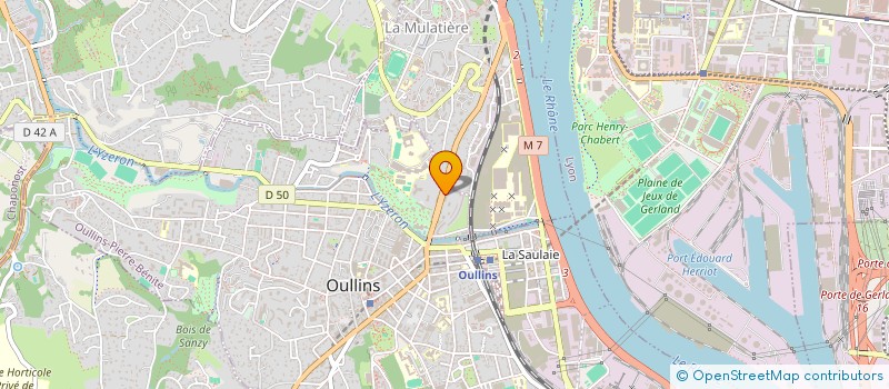 localisation de l'entreprise EXONERGY  OULLINS-PIERRE-BENITE