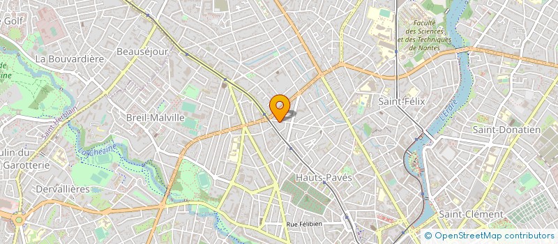 localisation de l'entreprise EXONOVA à NANTES