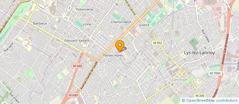 localisation de l'entreprise EXOONE  ROUBAIX