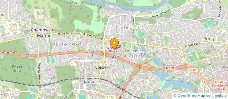 localisation de l'entreprise EXOPARTNER à NOISIEL