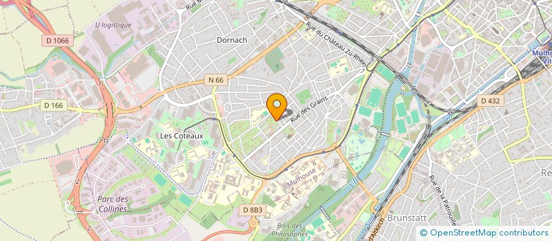 localisation de l'entreprise EXOPIC à MULHOUSE