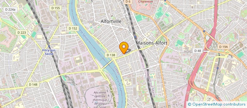 localisation de l'entreprise EXOPOLE à ALFORTVILLE