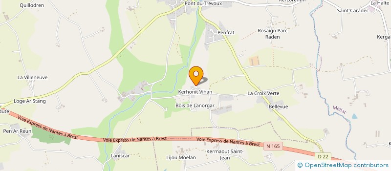 localisation de l'entreprise EXOPROG  LE TREVOUX