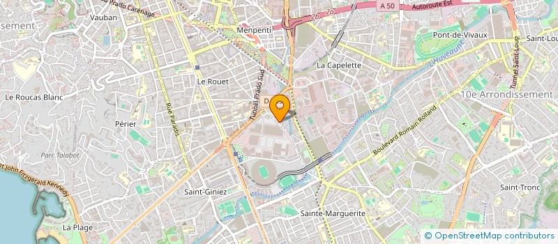 localisation de l'entreprise EXOR à MARSEILLE