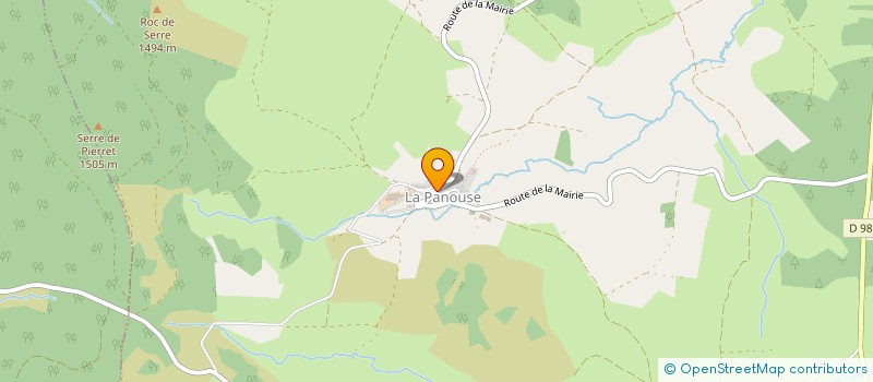 localisation de l'entreprise EXORDE  LA PANOUSE