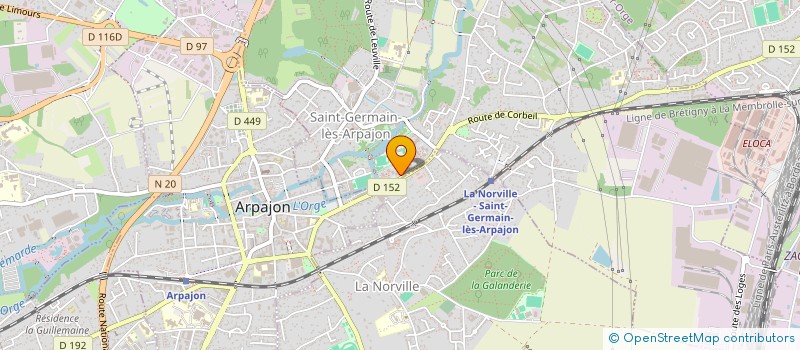 localisation de l'entreprise EXORENCIADUNIA à SAINT-GERMAIN-LES-ARPAJON