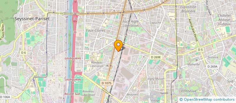 localisation de l'entreprise EXOS à GRENOBLE