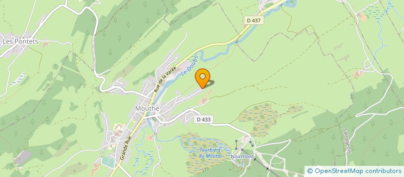 localisation de l'entreprise EXOS  MOUTHE