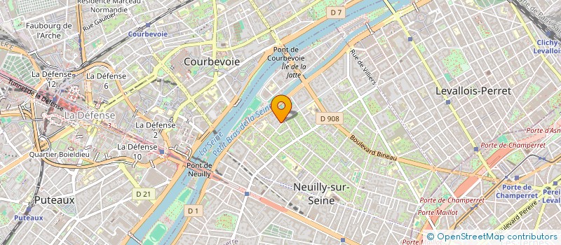 localisation de l'entreprise EXOS CONSULTANTS à NEUILLY-SUR-SEINE