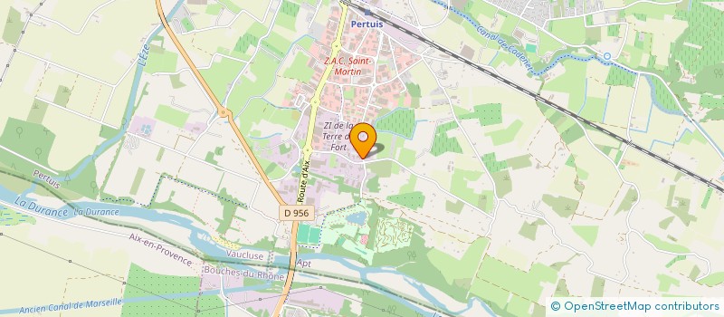 localisation de l'entreprise EXOSET à PERTUIS