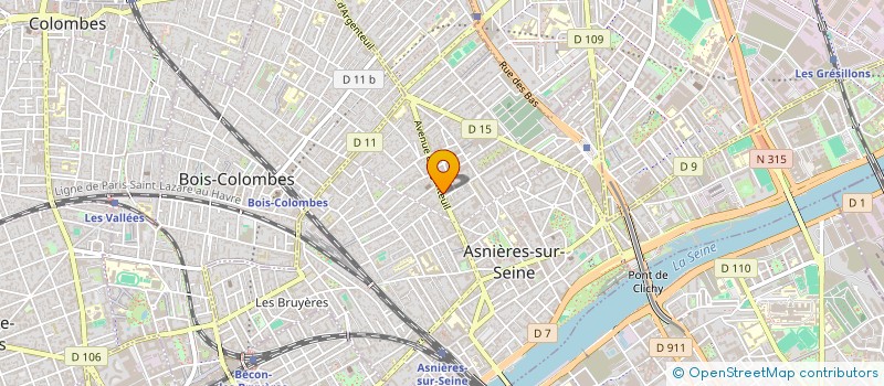 localisation de l'entreprise EXOSOFT à ASNIERES-SUR-SEINE