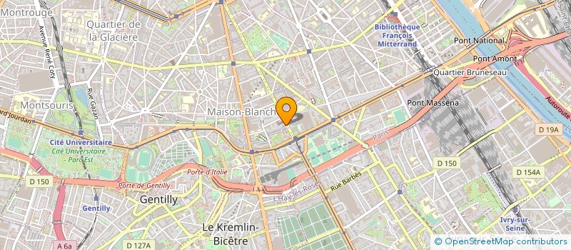 localisation de l'entreprise EXOSTAR à PARIS