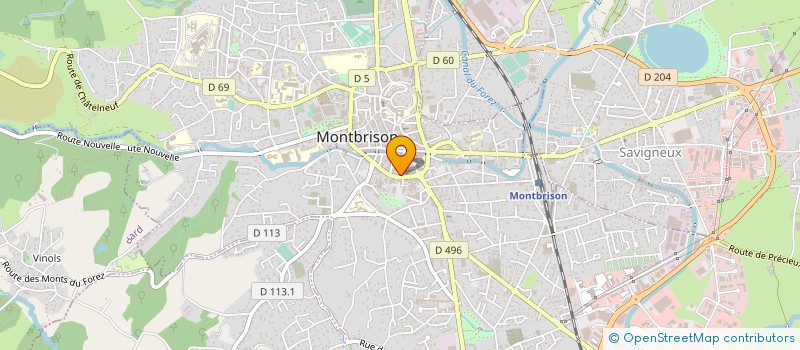 localisation de l'entreprise EXOSTOSE à MONTBRISON