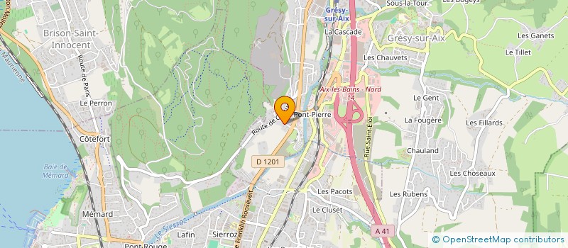 localisation de l'entreprise EXOSTYS à GRESY-SUR-AIX