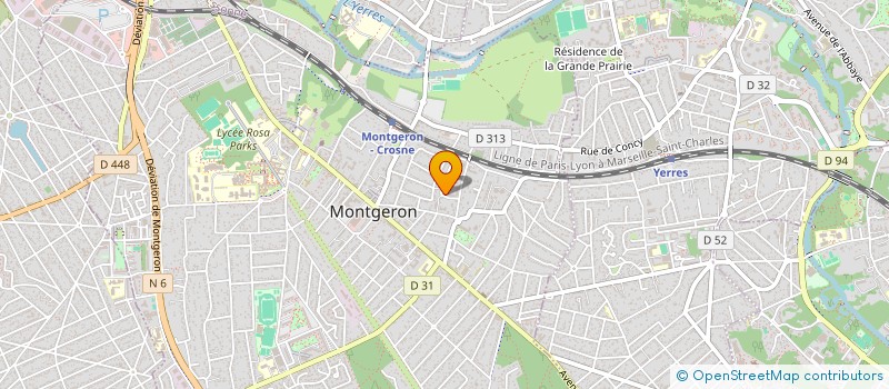 localisation de l'entreprise EXOTE à MONTGERON