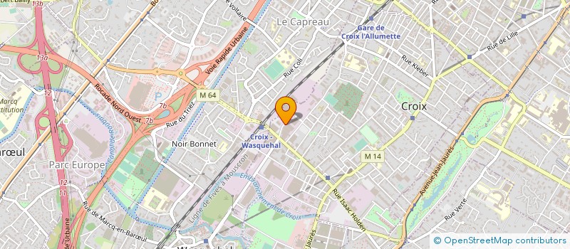 localisation de l'entreprise EXOTEC à CROIX