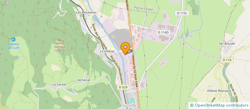 localisation de l'entreprise EXOTECH SERVICE à SUSVILLE