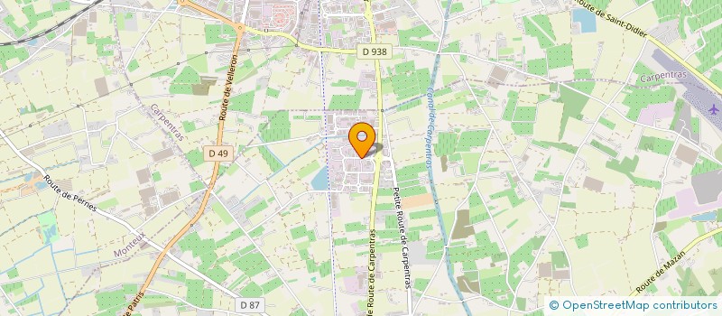 localisation de l'entreprise EXOTHERM à PERNES-LES-FONTAINES