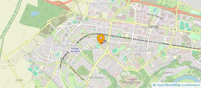 localisation de l'entreprise EXOTHERMIQUE  CERGY