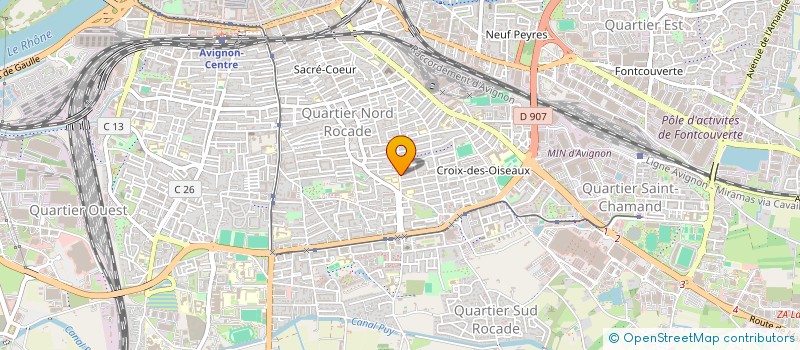 localisation de l'entreprise EXOTIC CITY SERVICES  AVIGNON