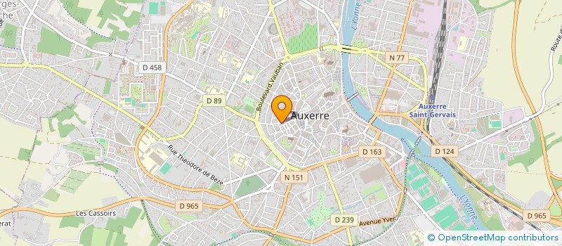 localisation de l'entreprise EXOTIC J. L  AUXERRE