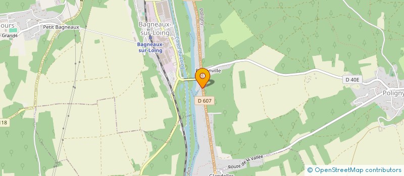 localisation de l'entreprise EXOTIC LINE à BAGNEAUX-SUR-LOING