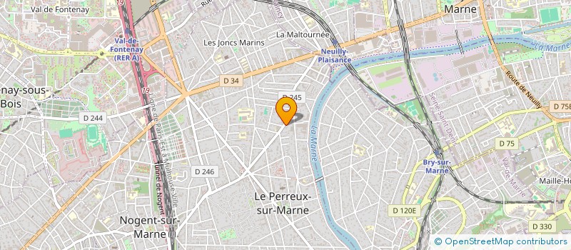 localisation de l'entreprise EXOTIC VOYAGES  LE PERREUX-SUR-MARNE