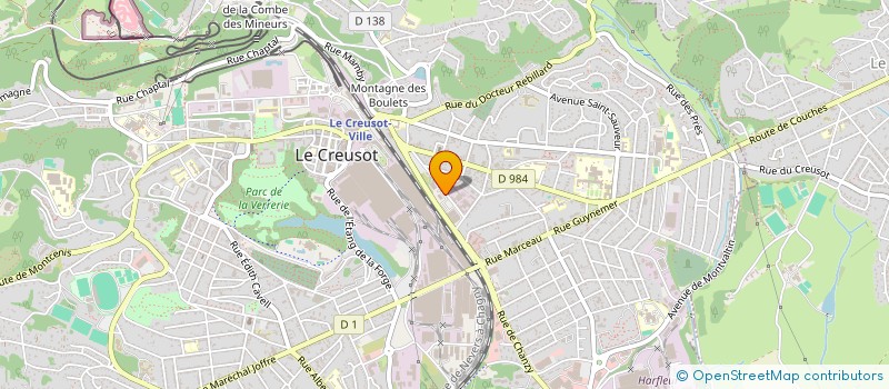 localisation de l'entreprise EXOTICAL 71 à LE CREUSOT