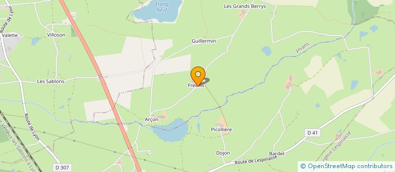 localisation de l'entreprise EXOTICAR  VIVANS