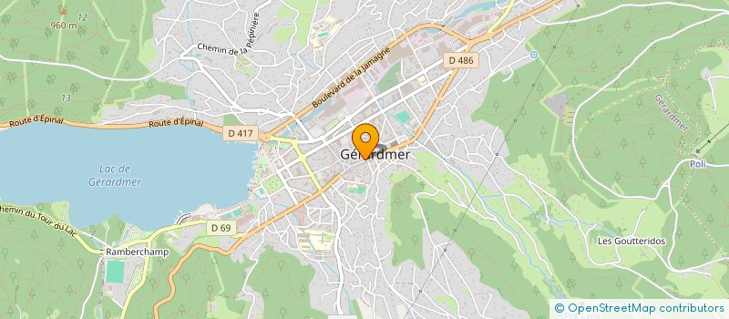 localisation de l'entreprise EXOTICUS  GERARDMER