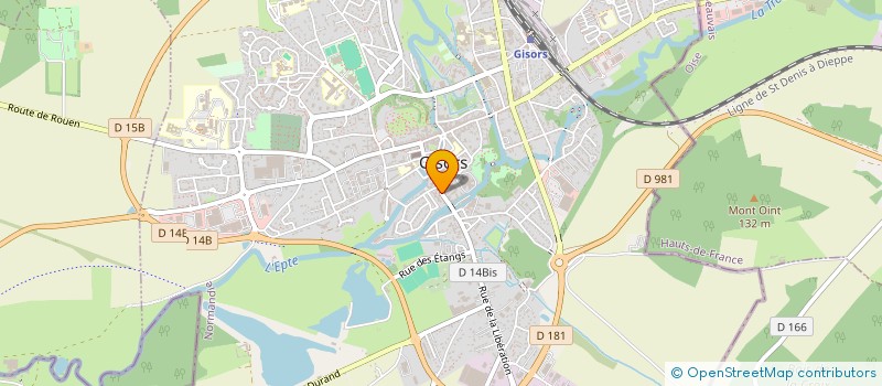 localisation de l'entreprise EXOTIK 27 à GISORS