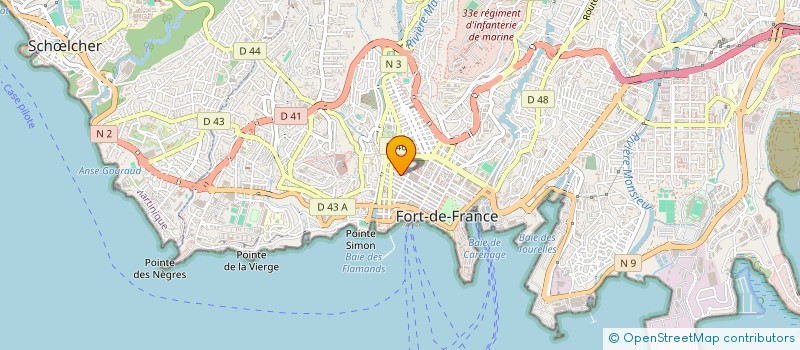 localisation de l'entreprise EXOTIQUE BEAUTY COSMETIQUES  FORT-DE-FRANCE