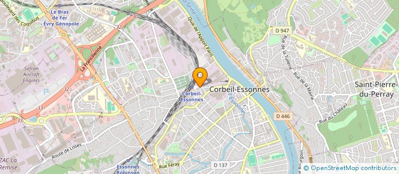 localisation de l'entreprise EXOTIQUE DE LA GARE à CORBEIL-ESSONNES