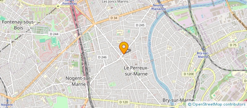 localisation de l'entreprise EXOTIQUE DU PERREUX à LE PERREUX-SUR-MARNE