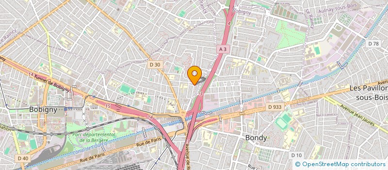 localisation de l'entreprise EXOTIQUE MAG ALIMENTATION à BOBIGNY