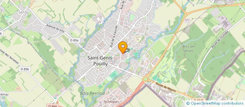 localisation de l'entreprise EXOTIQUE MARKET & VRAC  SAINT-GENIS-POUILLY