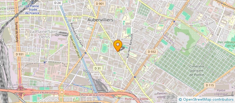 localisation de l'entreprise EXOTIQUE MK à AUBERVILLIERS
