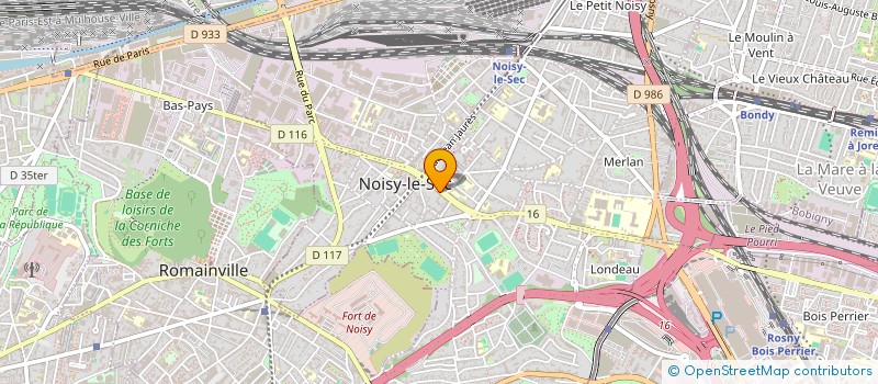 localisation de l'entreprise EXOTIQUE STORE à NOISY-LE-SEC