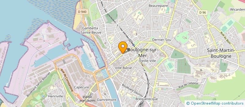 localisation de l'entreprise EXOTISSIMO à BOULOGNE-SUR-MER