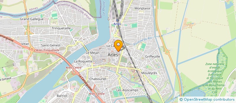 localisation de l'entreprise EXOTOPIA à ARLES
