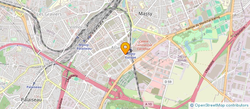 localisation de l'entreprise EXOTRAIL à MASSY