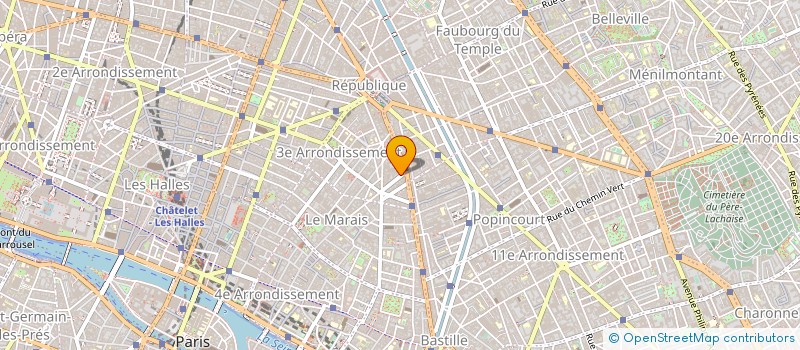 localisation de l'entreprise EXOVET à PARIS