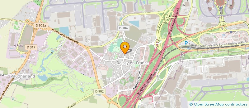 localisation de l'entreprise EXOVISION SYSTEMES D'INFORMATIONS à ROISSY-EN-FRANCE