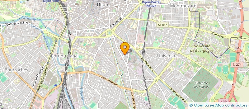 localisation de l'entreprise EXP'AFRICA à DIJON
