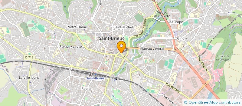 localisation de l'entreprise EXP'AIR CREDIT à SAINT-BRIEUC
